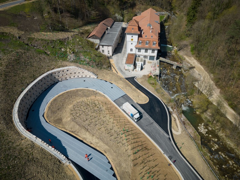 Image The new Rondchâtel road Image The new Rondchâtel road