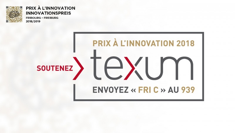 Image Texum ist ein Finalist des "Innovationspreis"! Stimmen Sie für uns und gewinnen Sie CHF 1'000.-*