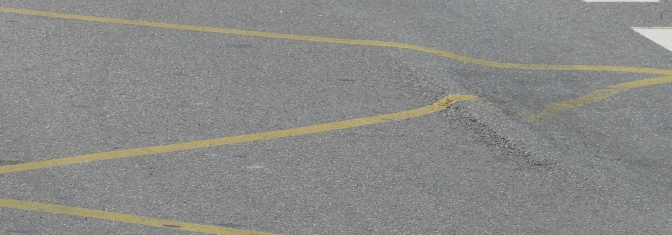 Rutting on road and roundabout | Innovative Texgrid solutions